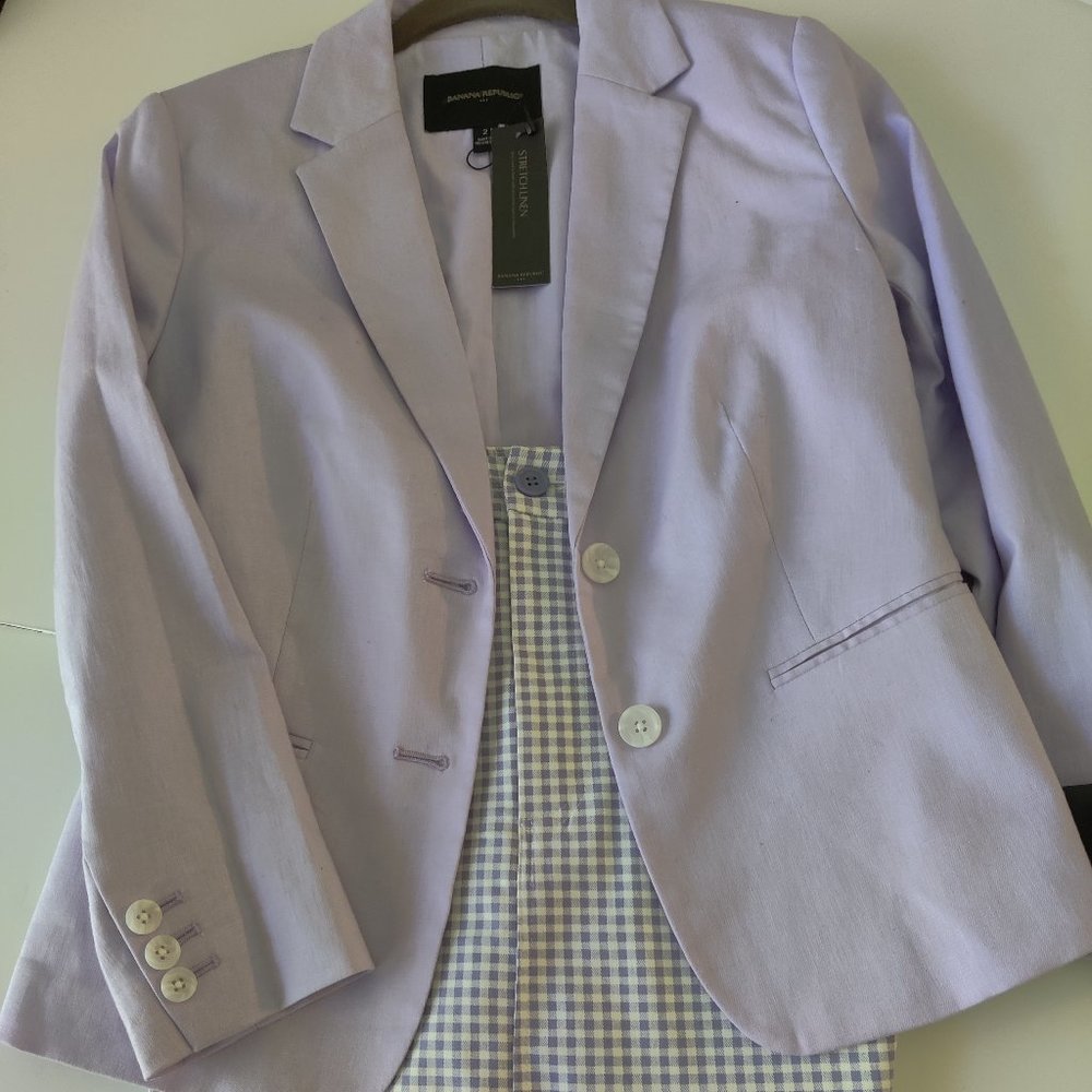 Banana Republic Linen Blazer